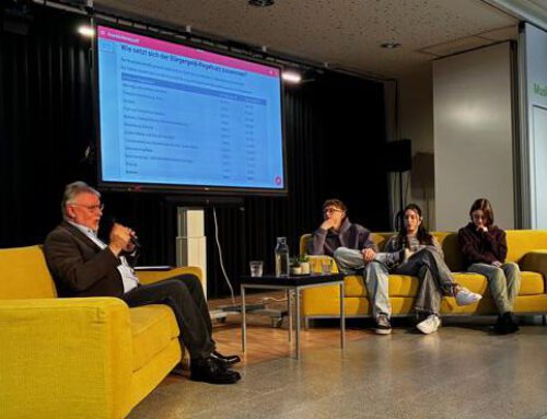 Podiumsdiskussion zum Thema Bürgergeld / Grundsicherung an der Oberschule Bad Laer